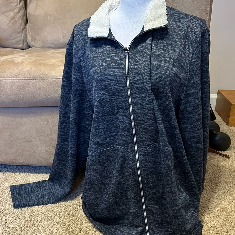 Robert Graham Double Zipper Jacket Size Large
